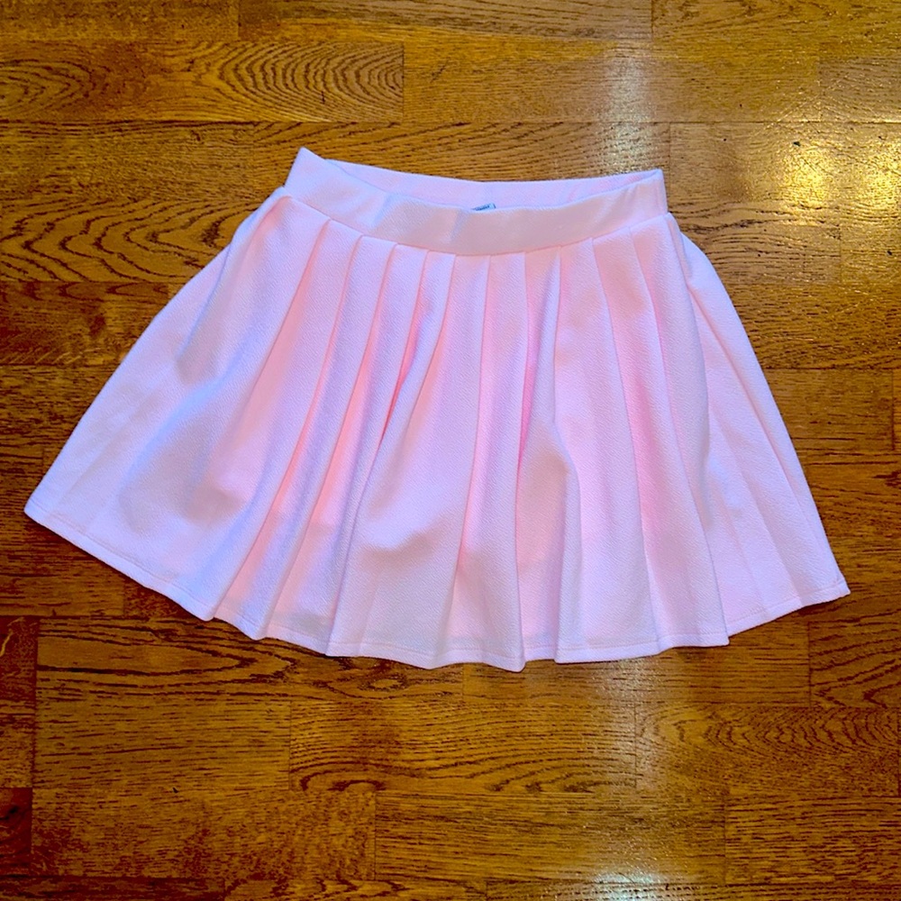 Pink skirt with built in shorts!
